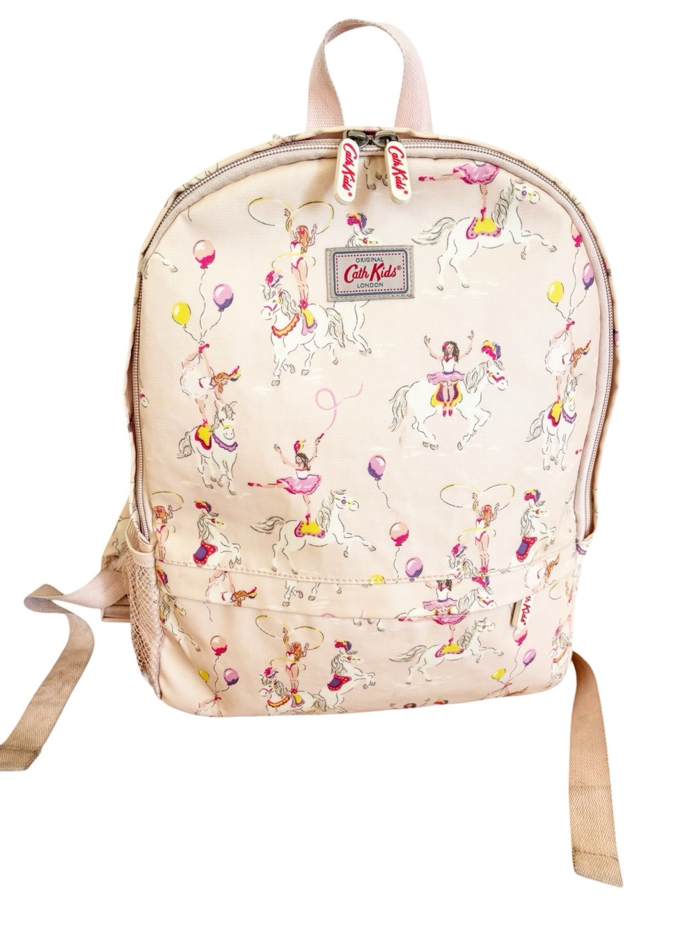 Cath Kidston Pale Pink Kids Tote Backpack with Playful Print